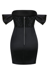 Nadia Off Shoulder Mini Dress | Dress In Beauty
