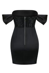 Nadia Sequin Corset Mini Dress - View 9 | TEVQA