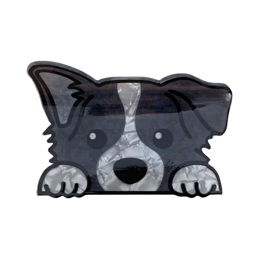 Whimsical Dog Breed Acetate Hair Claw Clip (3.7 Inch)