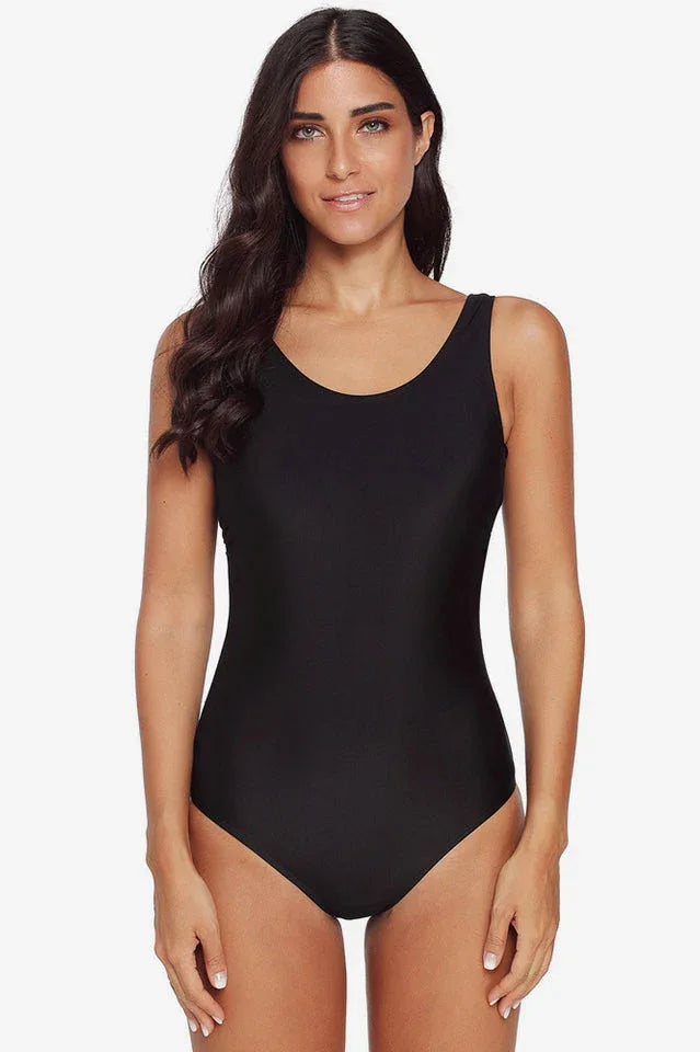 Athletic Training Cross Back Swimwear - TEVQA