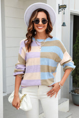 Pastel Dream Striped Sweater | Dress In Beauty