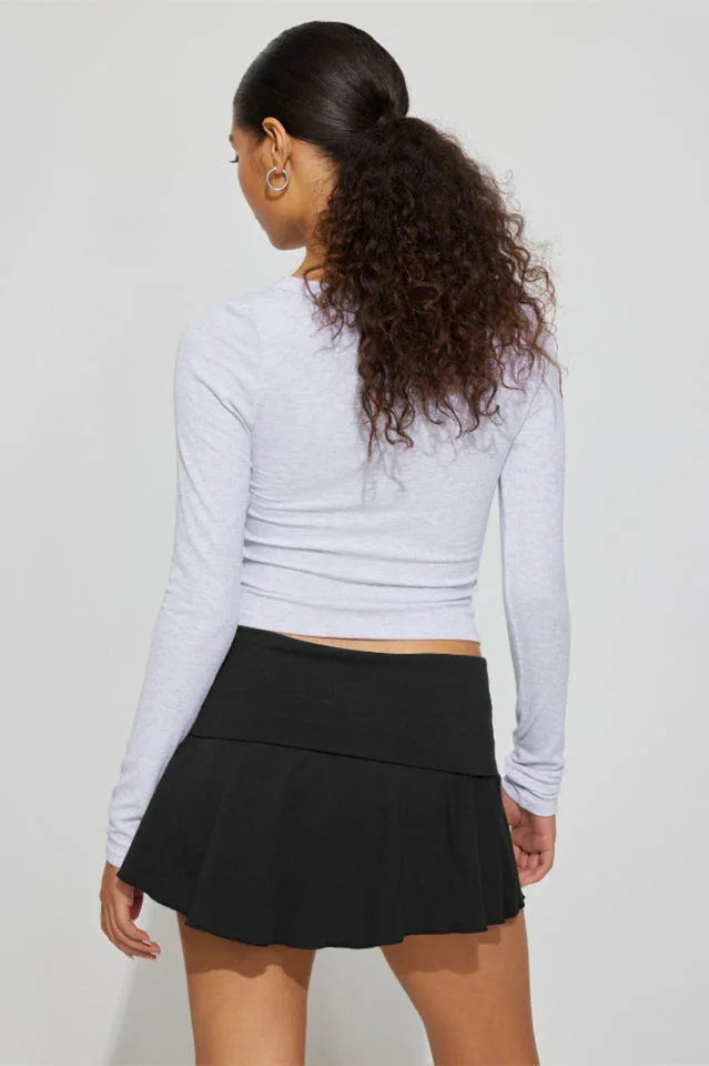 Flared skater skirt - View 26 | TEVQA