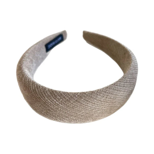Statement Padded Headband - 1.6 Inch Volumizing Textured Lift - TEVQA