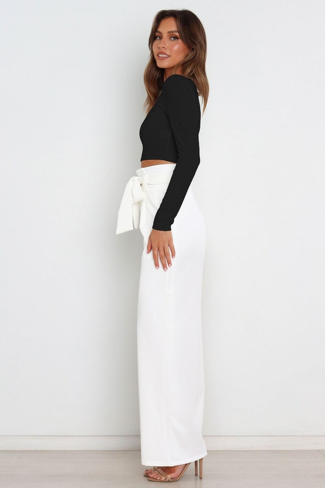 All-Matching Belted Wide-Leg Trouser | Dress In Beauty