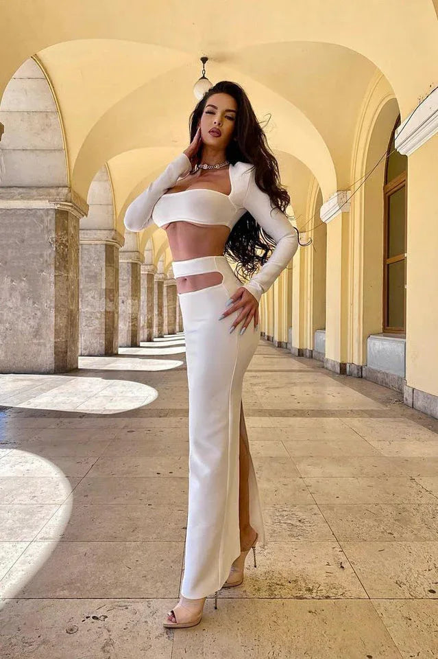 Amara Cutout Bandage Set - View 10 | TEVQA