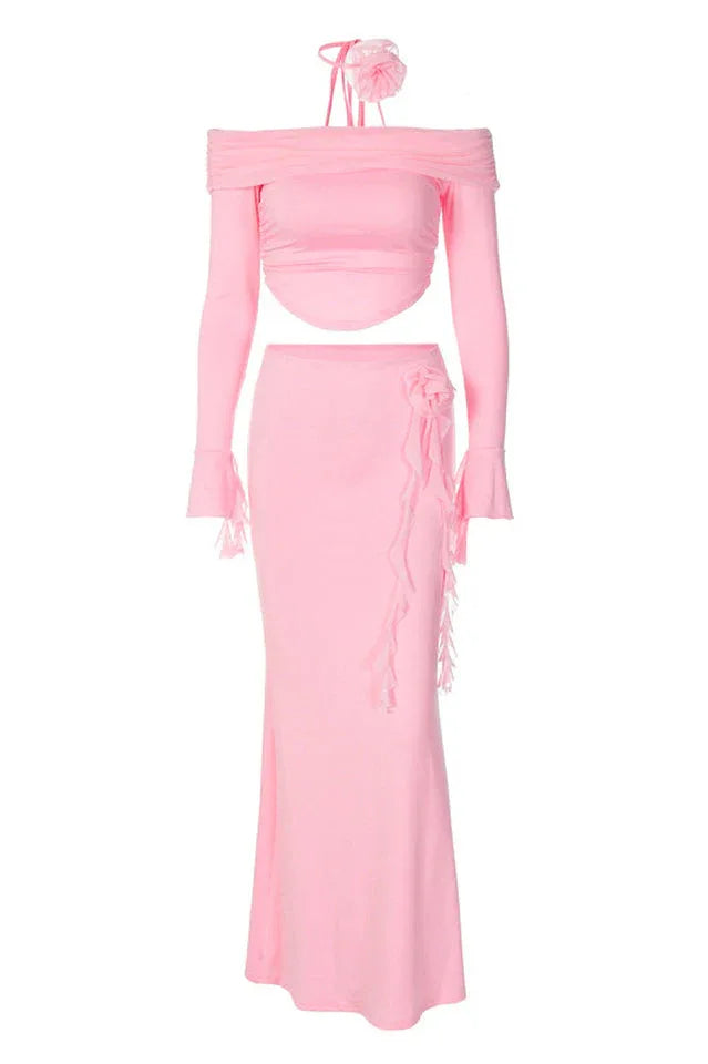 Deema Maxi Skirt Set - TEVQA