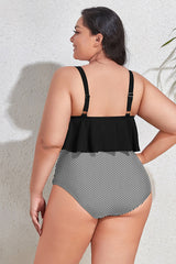 (L-4XL) Floral High Waist Bikini Set | Dress In Beauty