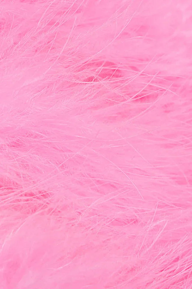 Fuzzy Feather Crop Top - View 17 | TEVQA