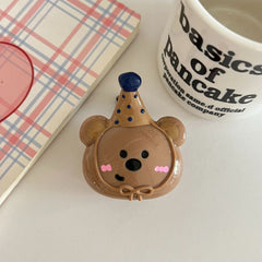 2.17 Inch Party Bear Acetate Hair Claw - Solid 34g Premium Clip