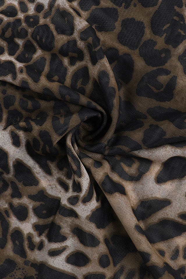 Animal Print Backless Slip Dress | Dress In Beauty