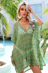 Crochet knit beach cover-up - View 8 | TEVQA