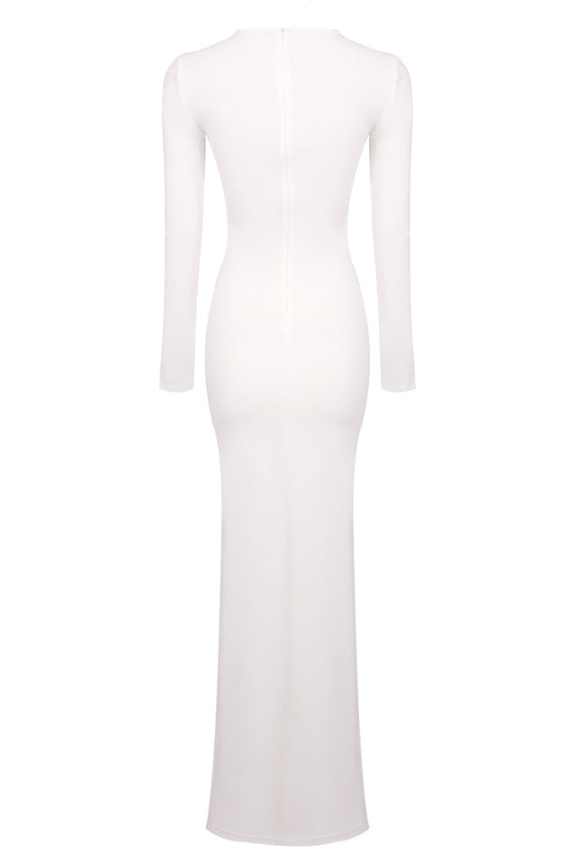 Strappy Long Sleeve Maxi Dress | Dress In Beauty