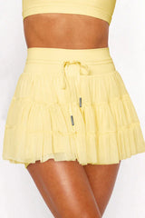 High Waist Ruffle Skort - View 25 | TEVQA