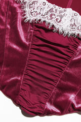 Jacinda Velvet Lace Tunic Top | Dress In Beauty