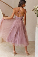 Cindy Tulle Midi Dress - TEVQA