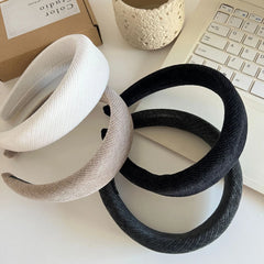 Statement Padded Headband - 1.6 Inch Volumizing Textured Lift