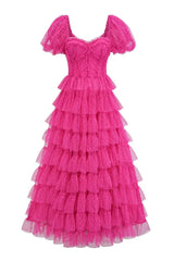 Lisette Ruffle Off Shoulder Gown - View 13 | TEVQA
