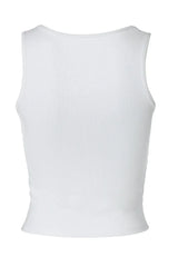 Ribbed Crystal Tank Top - View 25 | TEVQA