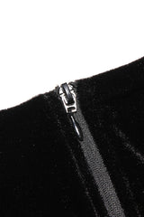 Catriona Black Velvet Bra | Dress In Beauty