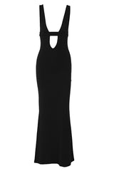 Plunging Neck Cut Out Maxi Dress | Dress In Beauty