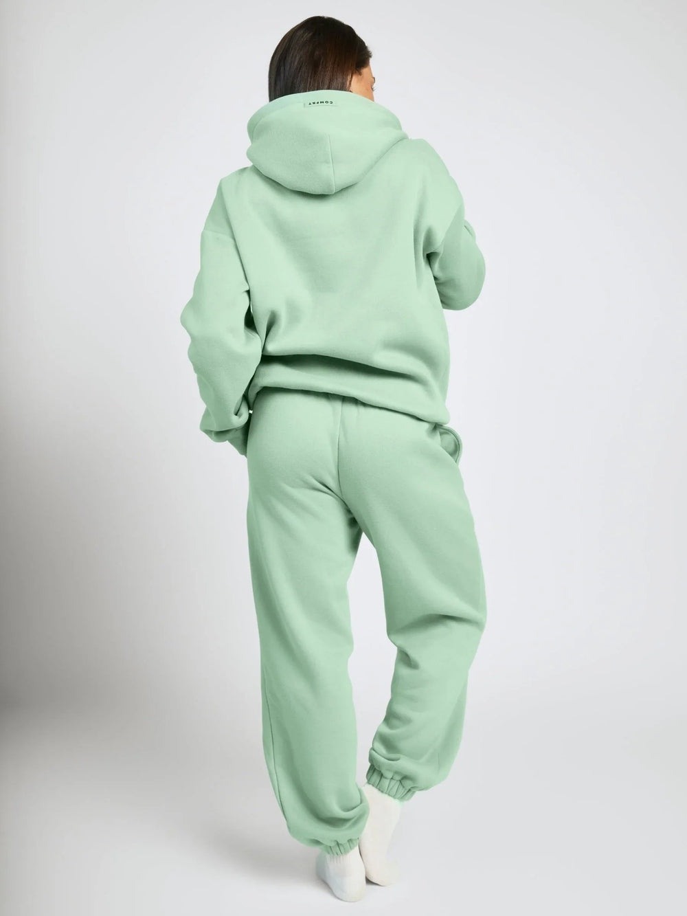 Comfortable fleece joggers with elastic waistband - View 57 | TEVQA