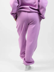 Comfortable fleece joggers with elastic waistband - View 39 | TEVQA