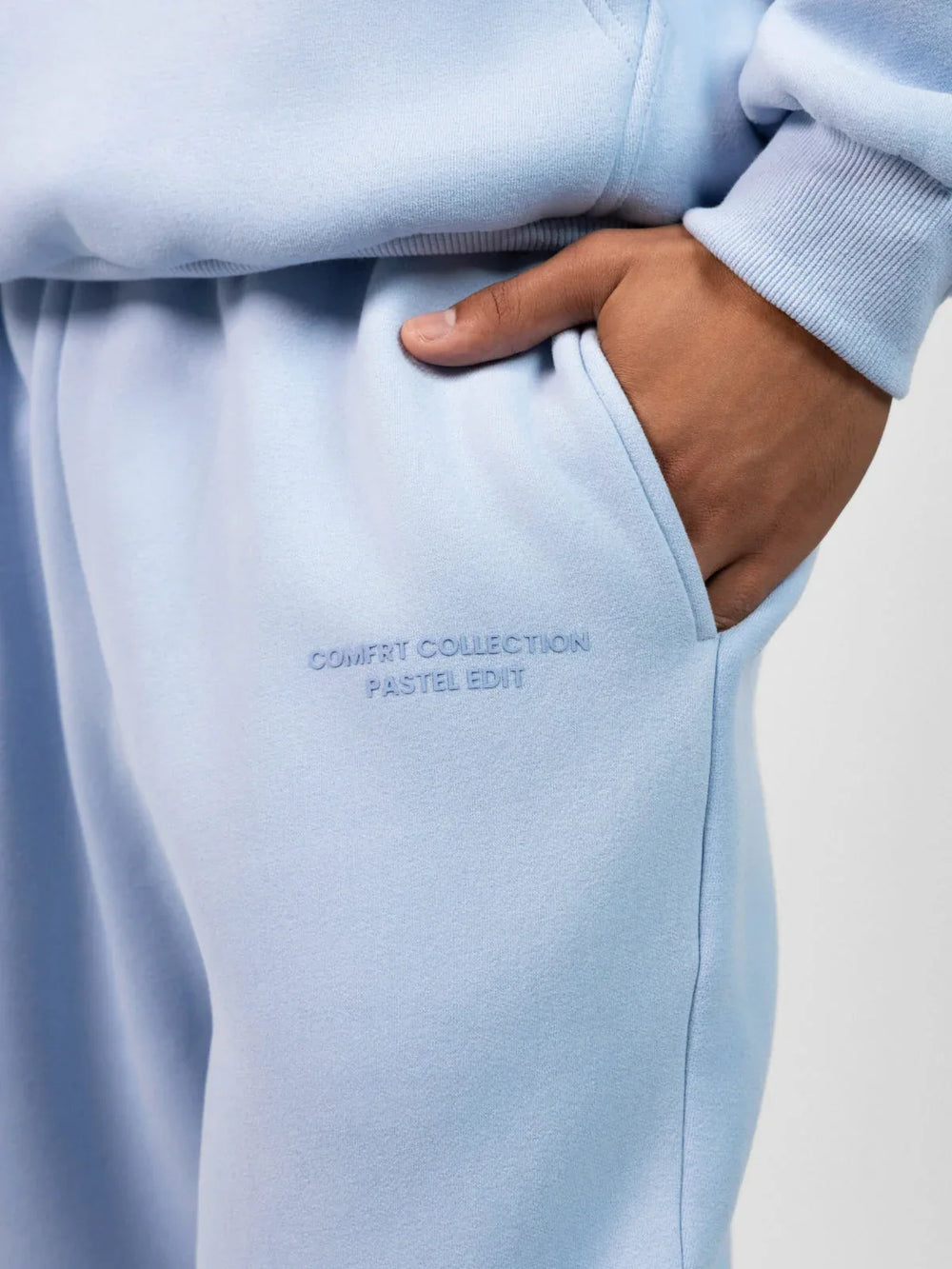 Comfortable fleece joggers with elastic waistband - View 51 | TEVQA