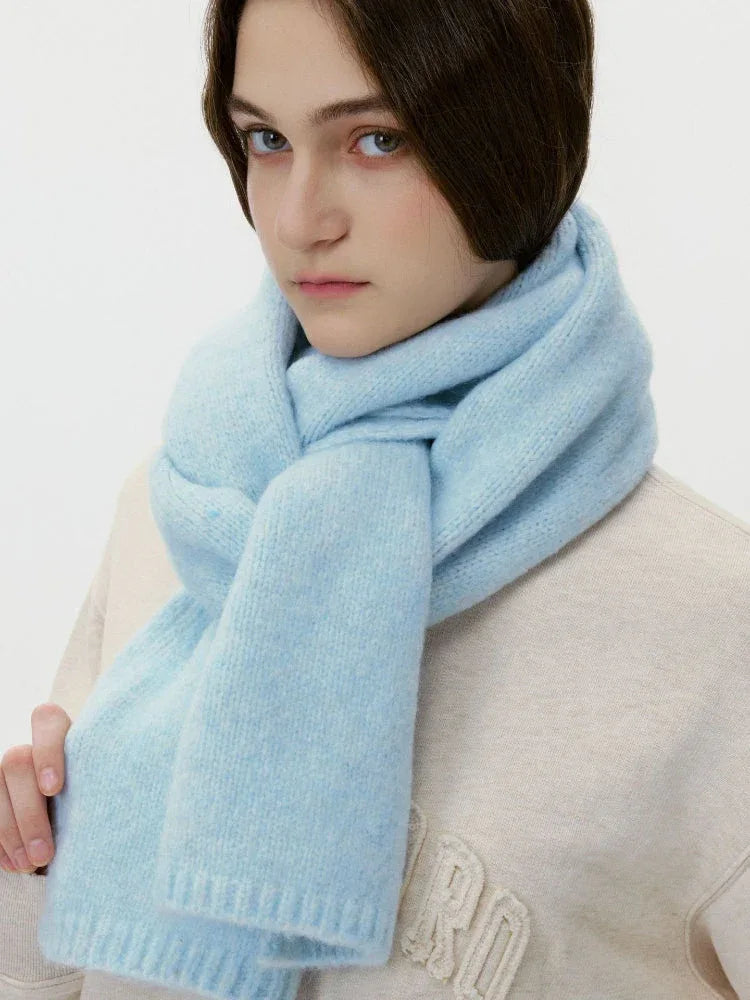 Classic wool blend ribbed scarf - View 6 | TEVQA
