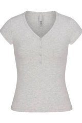 New Vintage Henley T-Shirt | Dress In Beauty
