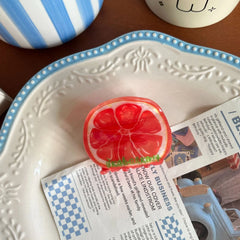 2.4 Inch Mini Fruit Acetate Hair Claw - Whimsical Summer Design