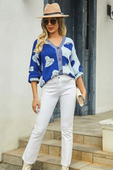 Colorblock Strawberry Cardigan - View 14 | TEVQA