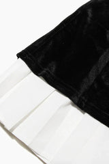 Lindsey Velvet Short Dress - TEVQA