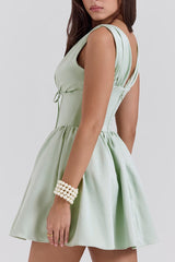 Emmeliette Satin Mini Dress | Dress In Beauty