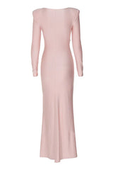 Amanda Twist Front Maxi Dress - View 24 | TEVQA