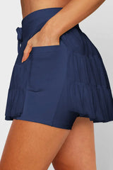 High Waist Ruffle Skort - View 33 | TEVQA
