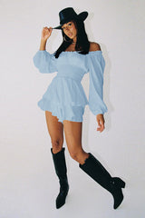 Tiered Swing Skater Romper | Dress In Beauty