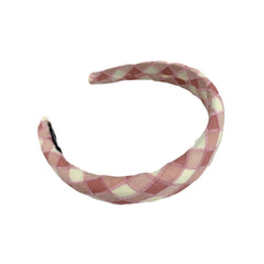 Wide Padded Pink Headband - 1.2 Inch Volumizing