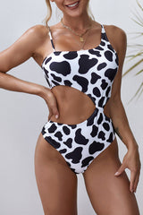 Tummy Control Cow Print Swimsuit | Dress In Beauty