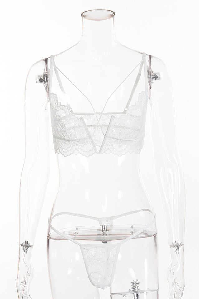 Lace Halter Sexy Lingerie Set - Dress In Beauty