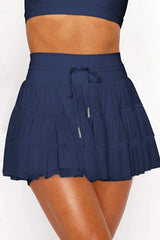 High Waist Ruffle Skort - View 32 | TEVQA