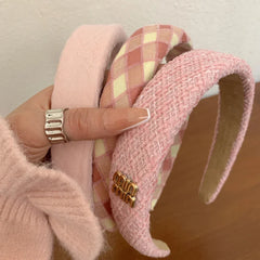 Wide Padded Pink Headband - 1.2 Inch Volumizing - TEVQA