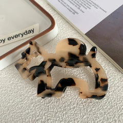 Dog outline hair claw clip - View 9 | TEVQA