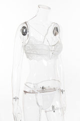 Lace Halter Sexy Lingerie Set - Dress In Beauty