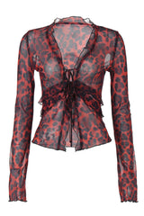 Myka Long Sleeve Mesh Top | Dress In Beauty