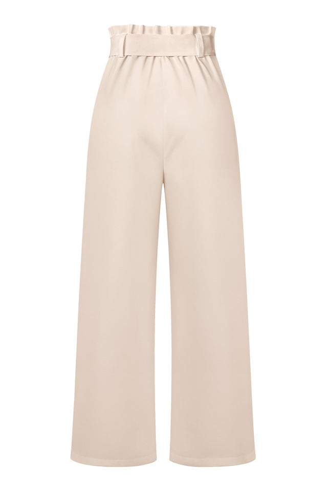 All-Matching Belted Wide-Leg Trouser | Dress In Beauty