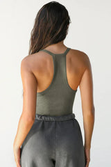 Amelie Ribbed Knit Tank Top - View 37 | TEVQA