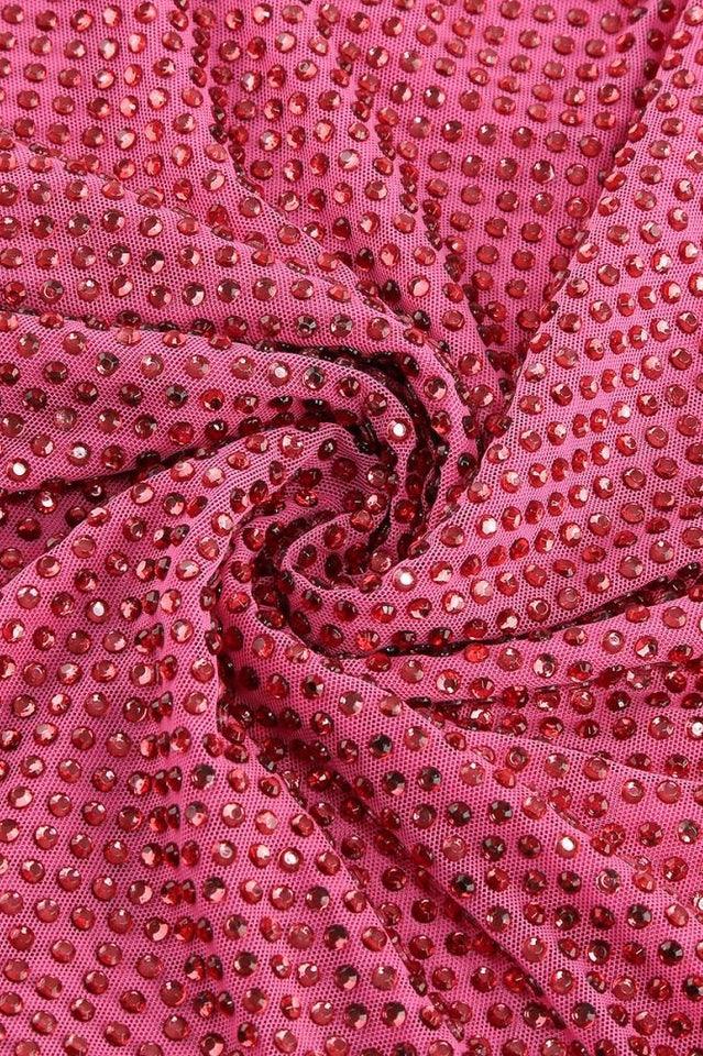 Sparkly Cutout Top and Ruched Skirt Set - View 23 | TEVQA