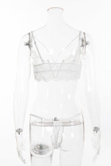 Lace Halter Sexy Lingerie Set - Dress In Beauty