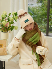 Oversized ombre scarf with soft texture - View 12 | TEVQA