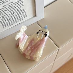 3 Inch Whimsical Animal Acetate Hair Claw - Solid 27g+ Premium Clip